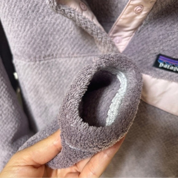Patagonia Re-Tool Snap-T Fleece Pullover Verbena Purple X-Dye M NWOT - Picture 7 of 9
